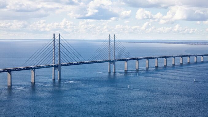 ¿que ver en Copenhague?Puente de Copenhague a Malmo. Llamado Oresund