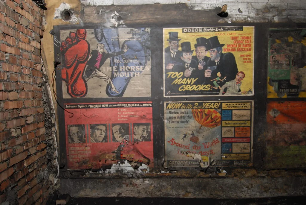 Old Film Movie Posters In Disused Area At Notting Hill Gate Tube Station London 2010 4669213137 1024x685