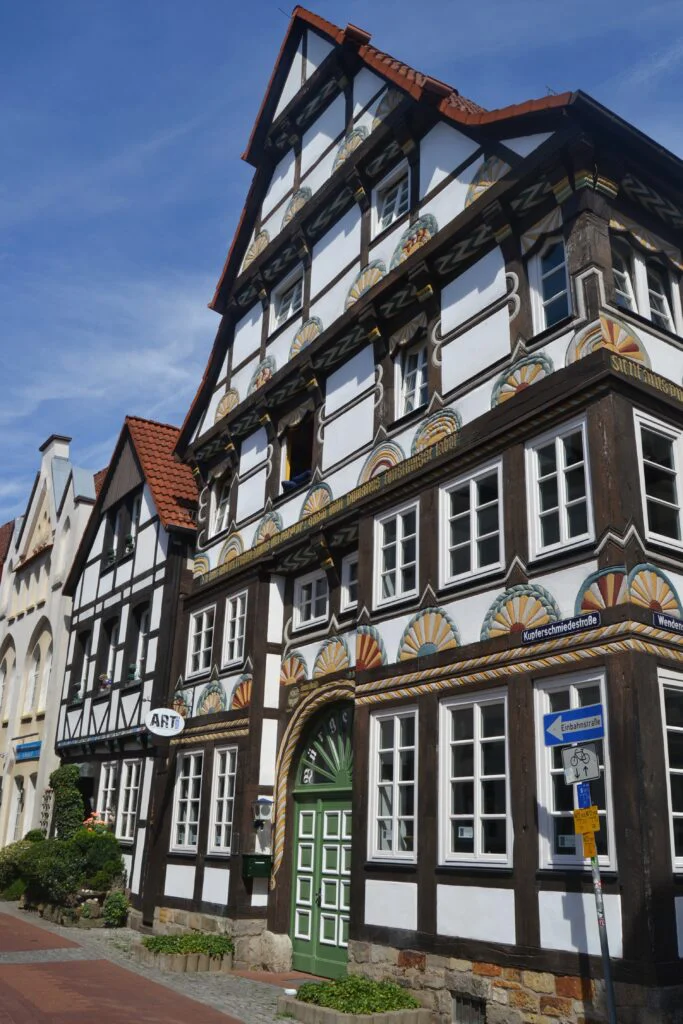 Fachada del Rattenfängerhaus en Hamelín