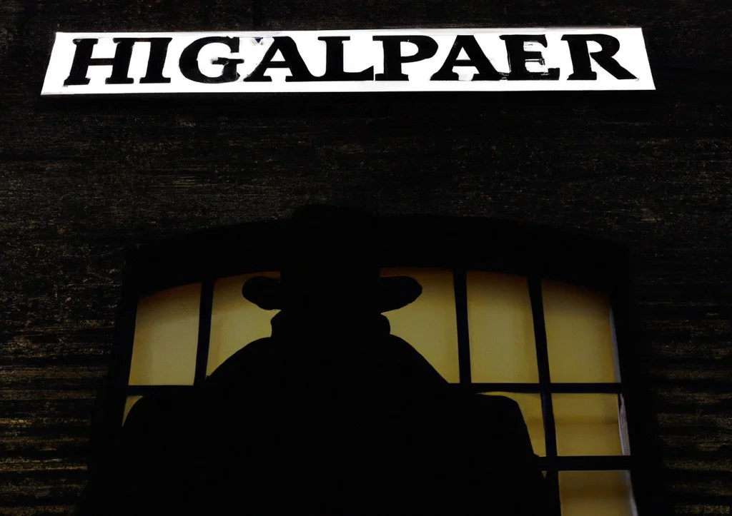 🇬🇧 Ruta por Londres Jack El destripador. Jack the Ripper (Versión inglesa) 🔪 DALL·E 2022 12 13 19.44.51 Silueta De Jack The Ripper En Whitechappel. 01