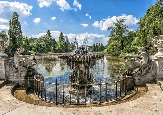 Depositphotos 63156285 Stock Photo Fountain With Flowing Water In 01